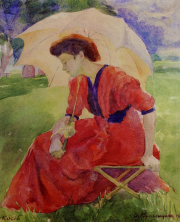 Siostra Olga; autor: Olena Kulczycka, 1909